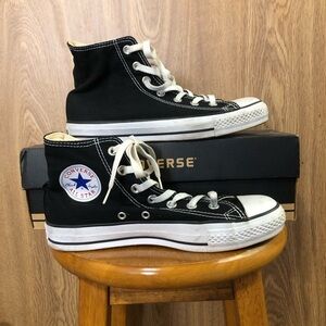 Converse Black and White High-Tops